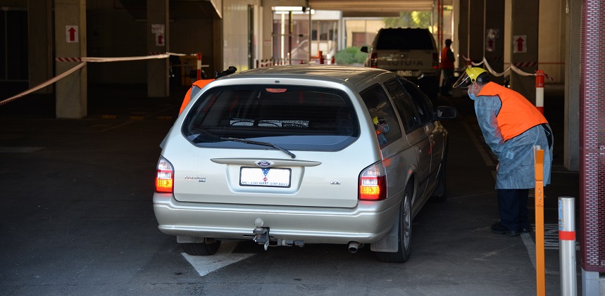 Drive-through clinic opens at La Trobe Clinical Health School